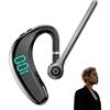 Povanjer Auricolari per telefono cellulare | Auricolari senza fili con microfono - Lunga durata di conversazione LED Cuffie in-ear V5.3 per camion guida