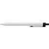 The James Brand The Burwell CO304911-10 - Penna a sfera in acciaio INOX con cartuccia Parker Style G2, 13,7 x 0,9 cm, colore: Bianco/Nero