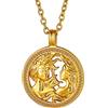 FindChic Gemelli Collana con Ciondolo Segno Zodiacale Astrologia Oroscopo Costellazione Gioielli Gemelli 21 Maggio-Giugno 20 Regalo Di Compleanno per Donna Collana con Segno Zodiacale