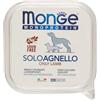 Monge Monoproteico, cibo umido per cani (cibo per cani a base di agnello, di alta qualità, senza zuccheri aggiunti, coloranti o conservanti, molto ricco di fibre e vitamine, 150 g)
