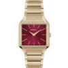 Breil, Collezione The B, Orologio Donna in Acciaio, Movimento al Quarzo Solo Tempo, Cassa Quadrata Monocolore 33x32mm, Lunghezza Regolabile 13.5-19 cm, Chiusura Déployante con Pulsanti