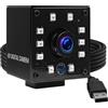 ELP 3D Stereo 60fps USB Camera 1080P Webcam ad alta velocità con sincronizzazione a 180 gradi Fish-eye Dual Lens 4MP VR Camera