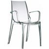 Scab Design, poltrona Vanity moderno transparent