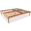 Materassimemory.eu Rete Matrimoniale modello Dynamic misura 160x190 in legno di faggio con doghe ammortizzate e basculanti e regolatori di rigidità zona lombare (DA ASSEMBLARE)