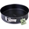 Zenker Teglia con fondo piatto Perfect Black Ø 28 cm - Stampo da forno di alta qualità in lamiera d'acciaio, rivestimento antiaderente, resistenza al calore +230 °C, Made in Germany