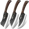 HOSHANHO Set di Coltelli da Macellaio, Affilato Set di 3 Coltello da Cuoco