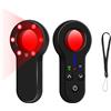 NinjaCam Rilevatore Microspie, Rilevatore Telecamere Nascoste, Rilevatore Cimici e Microspie, Rivelatore di Dispositivi di Ascolto, Antispionaggio con 5 Livelli di Sensibilità e Infrarossi Per Hotel