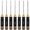 INJORA RC Cacciaviti Esagonali, Strumenti Riparazione RC, Set di Chiavi Esagonali, 0.9, 1.27, 1.3, 1.5, 2.0, 2.5, 3.0mm Testa Esagonale Cacciavite Chiave per RC Modello Auto Droni Barche Elicotteri