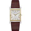 Bulova Orologio uomo 96B430 Classic Rectangle acciaio pelle marrone