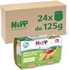 HiPP - Omogeneizzato Di Frutta, Gusto, 24 Vasetti Da 125 G, Mela, Banana E Biscotto, 3000 Grammo
