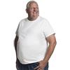 Alca Fashion Maglietta per Uomo Girocollo, Pacco da 2, T-Shirt Collo Rotondo, 1XL-8XL, 2 Pack T-Shirt appositamente Progettato per Gli Uomini Oversize | Mezzo 112-178 cm (6XL-B, Bianco)