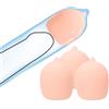 JVJVWO Estensore Per Pene Confezione Da 3 Guaine Guaina In Silicone Pene Estensione Del Ingrandimento Intenso Intensa Copertura