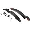 Polisport Point POLISPORT 8622100028 - Parafango Anteriore e Posteriore Cross Country Evo 2-Piece Universale per Bici da Strada e Trekking con Ruote da 26'', 27,5 e 29 en Color Nero