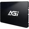 AGI AI238 256GB 2.5 Hard Disk Interno SATA III 6GB/s SSD, 3D NAND, SLC Cache, Velocità di lettura fino a 530MB/s, Compatibile con Laptop e Desktop Computer (PC), 7mm (0.28) - Nero