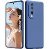 ISOI - Cover per Honor 90 5G, Custodia Morbida in Silicone Liquido, Protezione Completa Antiurto Ultra Sottile per il Corpo - Blu