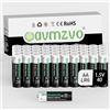 avmzvo AA batterie 40 pezzi, Batteria Lr6 1,5 V, a lunga durata, alcalina, potente, può essere utilizzata per giocattoli, sveglie e altri dispositivi elettronici【10 anni di garanzia】