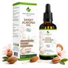 naturoleum OLIO DI MANDORLE DOLCI 100% BIOLOGICO, puro e naturale, spremuto a freddo, Extra Vergine - Nutriente per il corpo, per la pelle, il viso, i capelli. Vegano 100 ml
