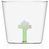 Ichendorf Bicchiere Collezione Greenwood Alfabeto Fiorito Lettera T