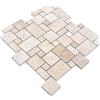 conwire Travertin Mosaico Pietra naturale a mosaico travertin beige opaco parete pavimento cucina bagno doccia