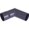 Renoplast® Gomiti per pluviali in alluminio R50 | Angolo 87º DN 40 mm | Grafite | Grondaie per la pioggia | Profili in lamiera per il drenaggio del tetto | Casa da giardino Carport Terrazza Balcone