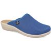 Fly Flot | Fresh Woman, Pantofole Donna Traspiranti, Ciabatta con Tomaia in Rete Elastica, Sottopiede imbottito in Pelle Antishock, Avio, 37