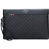 Aideal Pochette da Polso Uomo Borsa a Mano Borsellino con Cinturino per lavoro/viaggio (Stile A)