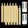 YushengTai 12 Pezzo Candele Led, 25 CM Candele Finte Led con Funzione Timer, candele led Fiamma Oscillante per ADecorazioni Interne, Decorazione Helloween (Batterie Non Incluse)