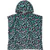Harry Bear Accappatoio Poncho, Poncho Bambina Stampa Leopardata, Accappatoio Bambina Cotone, Taglia Unica, Verde