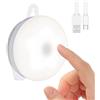RTSU Luce Notturna LED Bambini, Lampada da Notte per Allattamento, Wireless Luci Armadio, Luce Adesiva a Batteria Ricaricabile, Tattile Controllo, Dimmerabile, Luminosità Memoria, Luce Bianca Neutra