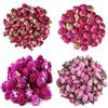 TooGet Fiori Naturali Essiccati Include Fiori di Rosa rossa, Palla di peonia, Gomphrena globosa, Fiori di pesco, Kit di Fiori Commestibili per Fare il Sapone, Tutti i Tipi di Fiori Artigianali