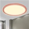 LQWELL® LED Plafoniera, 1.6CM Ultra-Sottile Rotonda Piatta IP44 Lampada da Bagno Impermeabile 18W 3000K 1700LM Moderna per Soggiorno Camera da Letto Cucina Balcone Seminterrato Ufficio, 220 * 16mm