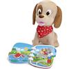 Chicco Lucky Il Cucciolo Raccontastorie, Cane Peluche Interattivo Parlante, Gioco Educativo con Libro Scritto Illustrato e Interattivo, Pupazzo con Parole e Suoni Realistici - Giochi Bambini 18+ Mesi