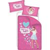 Caleffi Parure Copripiumone Singolo Disney violetta Unica in Cotone - 47995