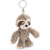 NICI-62401 Izzy Icetumbler Portachiavi a Forma di Bradipo, Compagno Fedele in Peluche per Lo Zaino o la Borsa di Grandi e piccini, 10 cm, Colore Beige, 62401