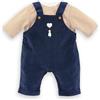 Corolle - T-Shirt e Salopette Marine, indumento, per Poupon 42 cm, dai 2 anni, 9000160200