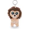 NICI Glubschis 62592 Cliff Portachiavi in peluche a forma di leone, compagno fedele per lo zaino o la borsa di grandi e piccini, 9 cm, beige