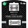 WILKINSON SWORD WILKINSON BARBER'S STYLE LAME DA RASOIO DOPPIO TAGLIO 10 PEZZI