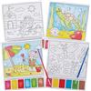 Baker Ross FN416 Quadri magici estivi - Confezione da 10, kit di pittura senza sporcare per bambini