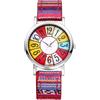 OIDEA Orologi rotondi analogici da donna: orologio da polso in stile boemo con quadrante numerico grande cinturino in vera pelle regali per il tempo libero per la mamma fidanzata, Stile D