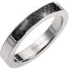 Breil, Collezione Avery, Orologio Uomo in Acciaio, Elegante e Contemporaneo, con Quadrante Nero Opaco, Indici a Bastone, Datario, Pratica Chiusura a Scorrimento, Nero-Silver