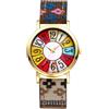 OIDEA Orologi rotondi analogici da donna: orologio da polso in stile boemo con quadrante numerico grande cinturino in vera pelle regali per il tempo libero per la mamma fidanzata, Stile B