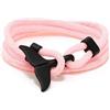 aninu Wal Bracciale con Orca GPS Live Tracking con app, braccialetto da surfista con pinna di balena come ciondolo, bracciale in tessuto, regalo perfetto per donne e uomini, Mittelgroße, Lana, Nessuna