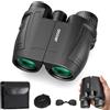 occer Binocolo 12 x 32 per adulti e bambini, binocolo HD | Compatto, piccolo, ad alta potenza di ingrandimento, FMC, prisma BAK4, oculare grande, per viaggi, attività all'aperto
