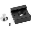 Kfwfuaee Adattatore per montaggio della scarpa a freddo con base a vite da 1/4 pollici per fotocamera DSLR, monitor a gabbia a LED