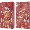 Head Case Designs Licenza Ufficiale Harry Potter Gryffindor Modello Deathly Hallows XIII Custodia Portafoglio in Pelle Compatibile con Apple iPad 10.9 2022/2025