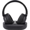 Plyisty Cuffie TV Wireless, Auricolare Bluetooth V5.3 con Base di Ricarica del Trasmettitore, Interfacce Ottiche e AUX da 3,5 Mm, Doppia Connessione, per (Spina europea)