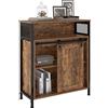 SDHYL Credenza da Cucina a Buffet con Porta Scorrevole Rustica Armadio di Stoccaggio per Cucina Soggiorno