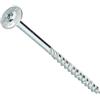 Fischer Vite per costruzioni Power-Fast FPF-WT 8,0x140 ZPP 50 zincatura bianca, doppio filetto (50 Pz.)