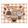 Pyramid International Pusheen Espresso Yourself - Stampa artistica da parete con cornice, 30 x 40 cm, ideale per aggiungere fascino a qualsiasi spazio, taglia unica