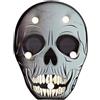 LOLAhome Cartello Teschio Halloween 5 luci LED Segno Teschio Decorazione Halloween Tavolo o Parete Poster Halloween Teschio a Batteria, Cartello Uso Interno Feste Halloween casa vetrina Scuola